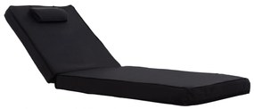 ΜΑΞΙΛΑΡΙ ΞΑΠΛΩΣΤΡΑΣ TEXTILENE 600gr/m2 2X1 SIFNOΜΑΥΡΟ HM11237.05T 194x70x11 εκ.