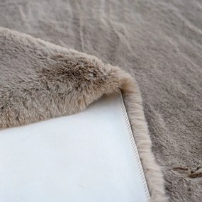 Χαλί Διαδρόμου Γούνινο (80x150) Polcarpet Rabbit Animal Shape Beige