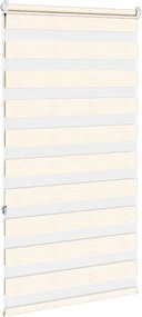 vidaXL Ζέβρα τυφλή μπεζ μάρμαρο Πλάτος υφάσματος 80,9 εκ. Πολυεστέρας