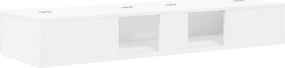 vidaXL Γραφείο Στούντιο Λευκό 110 x 40 x 19,5 εκ. Επεξεργασμένο Ξύλο