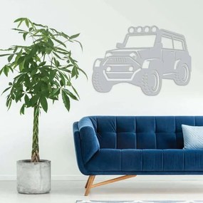 Διακοσμητικό τοίχου Λαμαρίνα Kp43 Art - 1,40mx1m, Ασημί