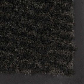 Πατάκια Απορροφητικά Σκόνης 2 τεμ Ορθογώνια Μαύρα 120x180 εκ. - Μαύρο