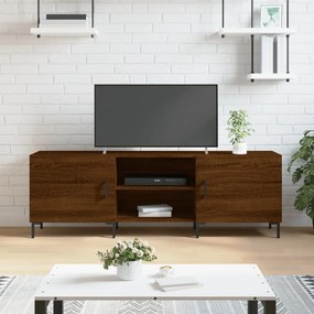 vidaXL Έπιπλο Τηλεόρασης Καφέ Δρυς 150x30x50 εκ. Επεξ. Ξύλο