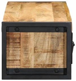 vidaXL ντουλάπι τηλεόρασης  100x30x25 cm Στερεό ακατέργαστο ξύλο Mango