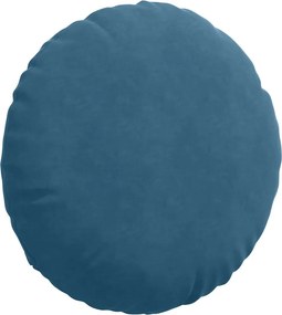 vidaXL Μαξιλάρια καθισμάτων 2 pcs Μπλε Ø60 x 21 εκ Βελούδο