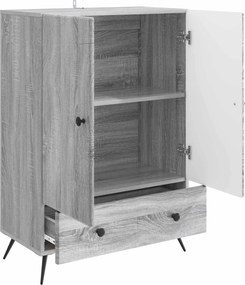 vidaXL Πλαϊνό γραφείο Γκρι Sonoma 66 x 34,5 x 95 εκ.