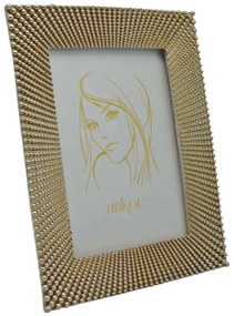 Κορνίζα Πέρλες 23999-6 15x20cm Gold Ankor Πολυέστερ