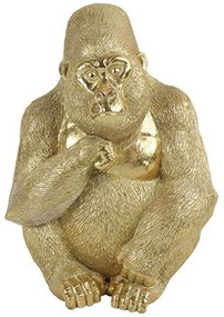 Διακοσμητικός Γορίλας 013.786865 17,5x23,5cm Gold Ceramic