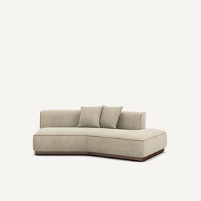 Γωνία καναπέ δεξιά από λινό βελούδο, JACOPO