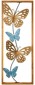 Διακοσμητικό Τοίχου Nayino 279ENZ2553 34x4x90cm Multi Wallity Μέταλλο