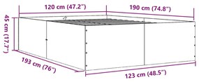 ΠΛΑΙΣΙΟ ΚΡΕΒΑΤΙΟΥ ΛΕΥΚΟ 120 X 190 ΕΚ. ΕΠΕΞΕΡΓΑΣΜΕΝΟ ΞΥΛΟ 3280951