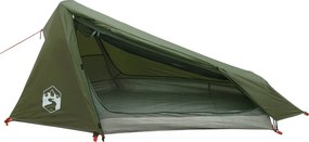 vidaXL Σκηνή τούνελ 215 x 100 x 90 εκ. Λαδί Πολυεστέρας και Χάλυβας