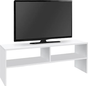 Έπιπλο τηλεόρασης Beirut Megapap χρώμα λευκό 120x30x40εκ.