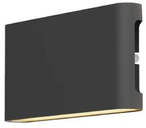 Απλίκα Φωτιστικό Τοίχου LED 14W IP65 3CCT Διπλής Δέσμης Niskey It Lighting-80204140-Μαύρο 80204140