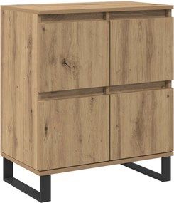 vidaXL Πλαϊνό γραφείο Artisan Oak 60 x 35 x 70 cm