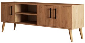 Έπιπλο Τηλεόρασης Exxen 389MZA1170 150x35x53cm Oak