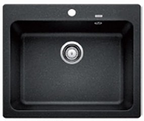 Blanco Naya 6 Anthracite SILGRANIT™ PuraDur™ Γρανιτένιος Νεροχύτης Ένθετος με 1 Γούρνα 61,5x51cm