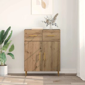 vidaXL Πλαϊνό γραφείο Artisan Oak 69,5 x 34 x 90 εκ.