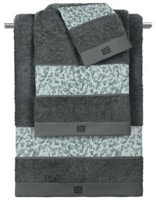 Πετσέτες Cult (Σετ 3τμχ) Cement- Anthracite Guy Laroche Towels Set 70x140cm 100% Βαμβάκι