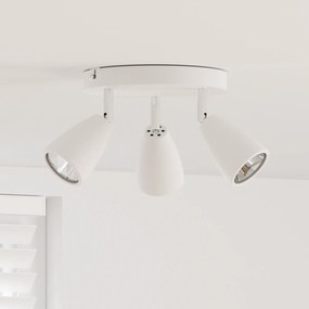 vidaXL Φωτιστικό Οροφής 3 Way Adjustable White GU10