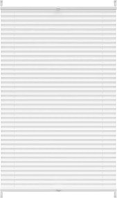 Πλισέ ρόλερ σκίασης 70x100cm Λευκό