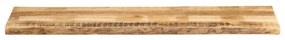 vidaXL Επιφάνεια Τραπεζιού 180x40x2,5 εκ. Live Edge Μασίφ Ξύλο Μάνγκο