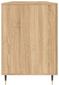 vidaXL Γραφείο Sonoma Δρυς 140 x 50 x 75 εκ. από Επεξεργασμένο Ξύλο