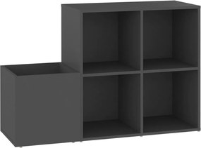 vidaXL Παπουτσοθήκη Χολ Γκρι 105 x 35,5 x 70 εκ. από Επεξ. Ξύλο