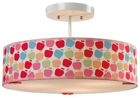 Φωτιστικό Bambini Luminaires MD130243 Pink Μέταλλο,Ύφασμα