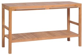 Έπιπλο Μπάνιου 132 x 45 x 75 εκ. από Μασίφ Ξύλο Teak - Καφέ