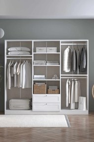 Wardrobe Terra 6 182 - White White