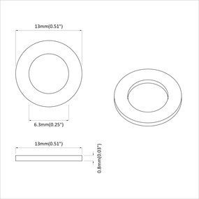vidaXL Βίδες 12 pcs Ασημί 12 x 12 x 1,2 χιλ Σίδερο