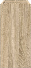 vidaXL Σχέδιο &amp; βάση αποθήκευσης Δρύς Sonoma 65 x 24 x 50 εκ