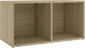 vidaXL Έπιπλα Τηλεόρασης 2 τεμ Sonoma Δρυς 72x35x36,5εκ Επεξ. Ξύλο