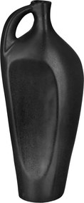 Βάζο Μπουκάλι 'Nera' Κεραμικό Μαύρο 6x10.5x25cm