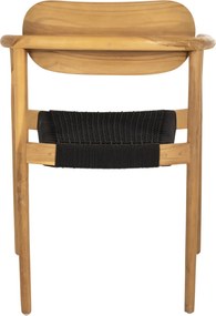 ΠΟΛΥΘΡΟΝΑ OSLO HM9636.02 ΞΥΛΟ TEAK ΦΥΣΙΚΟ & ΣΧΟΙΝΙ--B’ΔΙΑΛΟΓΗΣ 55x54x80Y εκ.