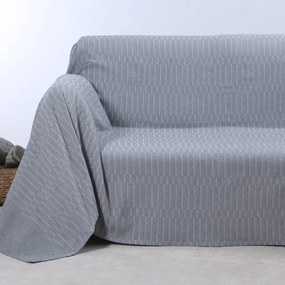 Ριχτάρι Πολυθρόνας (180x180) Silk Fashion 25632 Silver
