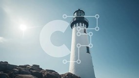 Intra Συλλεκτικό Ξύλινο Παζλ Plywood 4mm - Φάρος σε μια βραχώδη ακτή Σε Ξύλινο Κουτί - Διαστάσεις: 10x10 cm – 25 κομμάτια