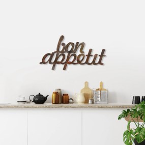 Decorative Metal Wall Accessory Rusty Bon Appetit Antiquation