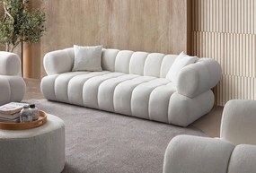 3-Seat Sofa Petra - White White