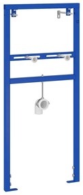 vidaXL Στήριγμα Τοίχου Μπάνιου Μπλε 50 x 17.5 x 136 εκ. Ατσάλι