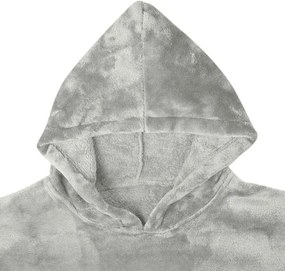 vidaXL Φούτερ-κουβέρτα Γκρι l Φανέλα