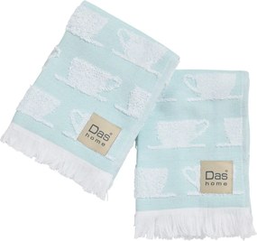Ποτηρόπανα (Σετ 2τμχ) Das Home 0904 Mint
