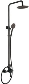 GL SATINA-bl - ΜΠΑΤΑΡΙΑ ΛΟΥΤΡΟΥ ΜΕ ΣΤΗΛΗ ΠΛΗΡΗΣ SS304 black 38-3190