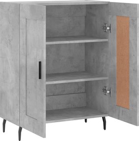 vidaXL Ντουλάπι Γκρι Σκυροδέματος 69,5x34x90 εκ. Επεξεργασμένο Ξύλο