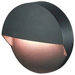 Απλίκα Φωτιστικό Τοίχου LED 2W IP65 3000K Σκούρο Γκρι E294 Zambelis-E294-Ανθρακί E294