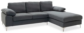 Intrahome Γωνιακός καναπές ALTAIRA Intrahome με αριστερή γωνία ύφασμα ανθρακί 240x159x83εκ | SKU: INTRAPA-146111143