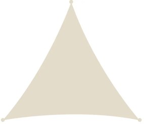 Τρίγωνο πανί σκίασης 230gsm 5x5x5μ. Εκρού