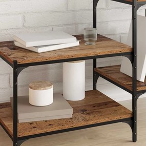 vidaXL Ράφι Βιβλίων 4 pcs Καφέ 60 x 40 x 1,5 cm Επεξεργασμένο ξύλο