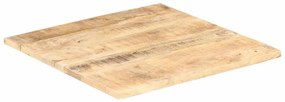vidaXL Επιφάνεια Τραπεζιού 25-27 χιλ. 80x80 εκ. από Μασίφ Ξύλο Μάνγκο